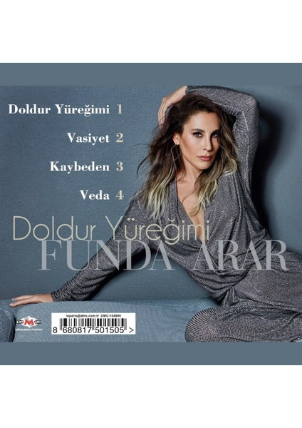 Funda Arar - Doldur Yüreğimi Albümü (CD)