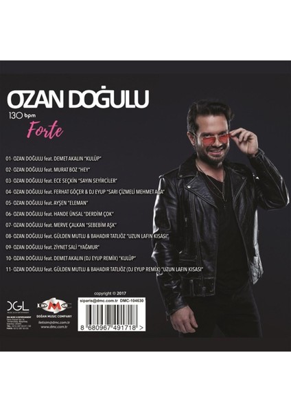 Ozan Doğulu - 130 Bpm Forte Pop Albümü (CD)