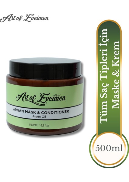 Tüm Saç Tipleri İçin Maske & Krem 500 ml
