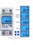 Adet Enerji Ölçer 5(80)A 230V 50Hz Din Ray Kwh Gerilim Akım Ölçer Arka Işık Sıfırlama Sıfır ile (Yurt Dışından) 2