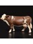 Çiftlik Için Sığır Modeli Dekoratif Yaratıcı Pvc Çekici Simmental Inek Figürü (Yurt Dışından) 4