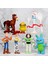 Adet/takım Mini Woody Buzz Lightyear Karikatür Aksiyon Figürü Masa Pişirme Kek Dekor (Yurt Dışından) 4