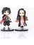6 Adet/takım Anime Iblis Avcısı Şekil Kimetsu Yaiba Şekil Q Posket Kamado Tanjirou Kamado Nezuko Agatsuma Şekil Oyuncaklar 7 cm (Yurt Dışından) 3