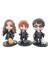 3 Adet/takım Harry Potter Hermione Ron Şekil Bebek Biblo Ev Odası Masaüstü Süsleme (Yurt Dışından) 2
