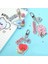 BT21 Hayranları Oyuncak Karikatür Serisi Şeffaf Anahtarlık Kawaii Çanta Kolye Cep Telefonu Süs Aksesuarları Kızın Kalp Çocuk Hediyeler (Yurt Dışından) 2