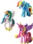 12 Adet/takım My Little Pony Aksiyon Figürü Pvc Model El Sanatları Oyuncak Masa Araba Dekor (Yurt Dışından) 2