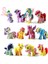 12 Adet/takım My Little Pony Aksiyon Figürü Pvc Model El Sanatları Oyuncak Masa Araba Dekor (Yurt Dışından) 4