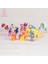 12 Adet/takım My Little Pony Aksiyon Figürü Pvc Model El Sanatları Oyuncak Masa Araba Dekor (Yurt Dışından) 5