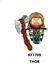 KF6161 Marvel Avengers Süper Kahraman Anime Figürü Thor Kawaii Montajlı Yapı Taşları Çocuk Oyuncak Blokları Modeli Doğum Günü Noel Hediyesi Oyuncaklar (Yurt Dışından) 2