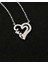 Diamond My Love Kalp Kadın Gümüş Kolye 3