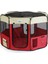 Pet Park Oyun Alanı Krem-Kırmızı 91X91X54 1