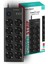 Type-C Port Girişli Akım Korumalı 10'lu Priz, 3 Usb, 1 Type-C Giriş, Isıya Dayanıklı, Ftr-14 1