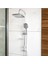 Banora Lux Oval Duş Sistemi, 2 Fonksiyon El Duşu Takımı, Paslanmaz Çelik, Standart Sabunluk, Krom 1