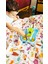 Zoo, Ebat: 145X180CM Yemek, Beslenme, Ek Gıdaya Geçişte, Sıvı Geçirmeyen, Yıkanabilir, Çok Amaçlı Örtü 9