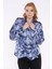 Pembe Batik Desenli Bluz 2