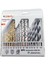 16 Parça Metal Ağaç Beton Duvar Delme Uçları Full Set Profesyonel Standlı 1