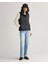 Kadın Siyah Regular Fit Dik Yaka Düz Yelek 4700280.5 5
