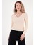 Slim Fit Yaka Detaylı Bluz Bayan Bluz 5865583 2