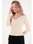 Slim Fit Yaka Detaylı Bluz Bayan Bluz 5865583 5
