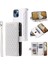 iPhone 15 Için Kılıf Kart Tutuculu Cüzdan Kılıf Bilek Askılı Pu Deri Fermuarlı Çanta Kapağı (Yurt Dışından) 1