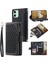 iPhone 11 Için Kılıf Kart Tutuculu Cüzdan Kılıf Bilek Askılı Pu Deri Fermuarlı Çanta Kapağı (Yurt Dışından) 1