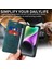 iPhone 15 Pro Max Cüzdan Derisi ile Uyumlu-Rfıd Engellemeli Kart Sahipleri-Tpu Kapaklı Kapak (Yurt Dışından) 5