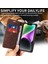 iPhone 14 Plus Cüzdan Derisi ile Uyumlu-Rfıd Engellemeli Kart Sahipleri-Tpu Kapaklı Kapak (Yurt Dışından) 3