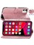 iPhone 11 ile Uyumlu El Standı Fonksiyonlu Cüzdan Kabartmalı Pu Deri Kart Tutucu (Yurt Dışından) 5