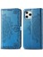 iPhone 12 Pro Max ile Uyumlu El Standı Fonksiyonlu Cüzdan Kabartmalı Pu Deri Kart Tutucu (Yurt Dışından) 3