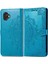 Samsung Galaxy Xcover6 Pro ile Uyumlu El Standı Fonksiyonlu Cüzdan Kabartmalı Pu Deri Kart Tutucu (Yurt Dışından) 3