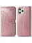 iPhone 12 Pro Max ile Uyumlu El Standı Fonksiyonlu Cüzdan Kabartmalı Pu Deri Kart Tutucu (Yurt Dışından) 3