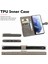 Samsung Galaxy S21 ile Uyumlu El Standı Fonksiyonlu Cüzdan Kabartmalı Pu Deri Kart Tutucu (Yurt Dışından) 3