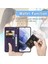 Samsung Galaxy S21 Plus ile Uyumlu El Standı Fonksiyonlu Cüzdan Kabartmalı Pu Deri Kart Tutucu (Yurt Dışından) 5