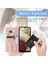 Samsung Galaxy A12 ile Uyumlu El Standı Fonksiyonlu Cüzdan Kabartmalı Pu Deri Kart Tutucu (Yurt Dışından) 5