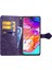 Samsung Galaxy A70 ile Uyumlu El Standı Fonksiyonlu Cüzdan Kabartmalı Pu Deri Kart Tutucu (Yurt Dışından) 4