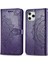 iPhone 12 Pro Max ile Uyumlu El Standı Fonksiyonlu Cüzdan Kabartmalı Pu Deri Kart Tutucu (Yurt Dışından) 3
