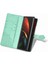 Samsung Galaxy Z Fold 2 ile Uyumlu El Standı Fonksiyonlu Cüzdan Kabartmalı Pu Deri Kart Tutucu (Yurt Dışından) 5