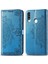 Samsung Galaxy A20S ile Uyumlu El Standı Fonksiyonlu Cüzdan Kabartmalı Pu Deri Kart Tutucu (Yurt Dışından) 3
