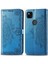 Google Pixel 4A ile Uyumlu El Standı Fonksiyonlu Cüzdan Kabartmalı Pu Deri Kart Tutucu (Yurt Dışından) 1
