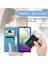 Samsung Galaxy A02 ile Uyumlu El Standı Fonksiyonlu Cüzdan Kabartmalı Pu Deri Kart Tutucu (Yurt Dışından) 5