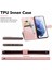 Samsung Galaxy S21 ile Uyumlu El Standı Fonksiyonlu Cüzdan Kabartmalı Pu Deri Kart Tutucu (Yurt Dışından) 4