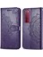 Huawei Nova 7 Pro ile Uyumlu El Standı Fonksiyonlu Cüzdan Kabartmalı Pu Deri Kart Tutucu (Yurt Dışından) 1