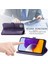 Samsung Galaxy A22 5g ile Uyumlu El Standı Fonksiyonlu Cüzdan Kabartmalı Pu Deri Kart Tutucu (Yurt Dışından) 3