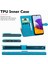 Samsung Galaxy A22 5g ile Uyumlu El Standı Fonksiyonlu Cüzdan Kabartmalı Pu Deri Kart Tutucu (Yurt Dışından) 4