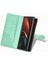 Samsung Galaxy Z Fold 3 ile Uyumlu El Standı Fonksiyonlu Cüzdan Kabartmalı Pu Deri Kart Tutucu (Yurt Dışından) 5