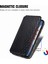 Xiaomi Poco C40 Cüzdan Kılıfı ile Uyumlu, Kart Tutuculu, Pu Deri Flip Kickstand Kapak (Yurt Dışından) 5