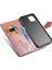 iPhone 11 Pro ile Uyumlu El Standı Fonksiyonlu Cüzdan Kabartmalı Pu Deri Kart Tutucu (Yurt Dışından) 4