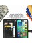iPhone 14 Plus ile Uyumlu El Standı Fonksiyonlu Cüzdan Kabartmalı Pu Deri Kart Tutucu (Yurt Dışından) 5
