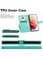 Samsung Galaxy S21 Fe ile Uyumlu El Standı Fonksiyonlu Cüzdan Kabartmalı Pu Deri Kart Tutucu (Yurt Dışından) 4
