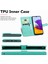 Samsung Galaxy A22 5g ile Uyumlu El Standı Fonksiyonlu Cüzdan Kabartmalı Pu Deri Kart Tutucu (Yurt Dışından) 4